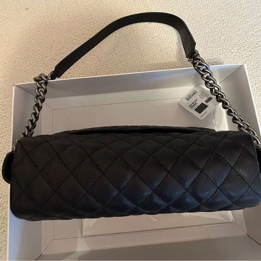NWT Chanel Black Caviar Quilted Flap Bag - Picture 3 of 15